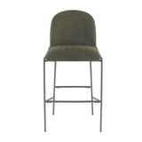 Galen Green Upholstered Barstools (2) | OROA