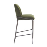 Galen Green Upholstered Barstools (2) | OROA