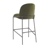 Galen Green Upholstered Barstools (2) | OROA