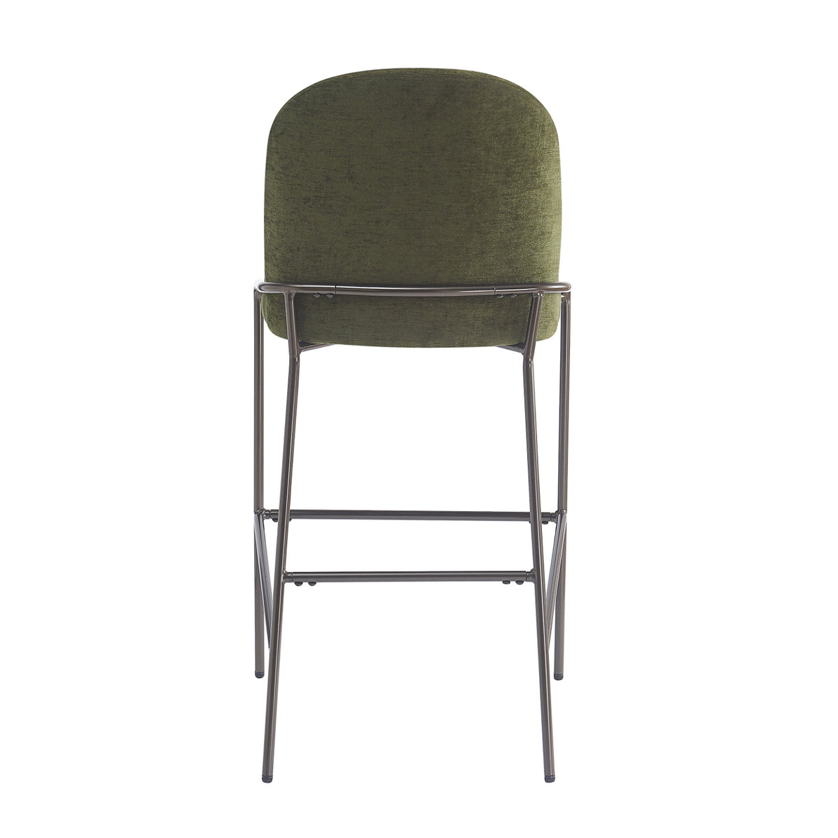 Galen Green Upholstered Barstools (2) | OROA