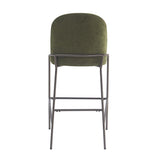 Galen Green Upholstered Barstools (2) | OROA