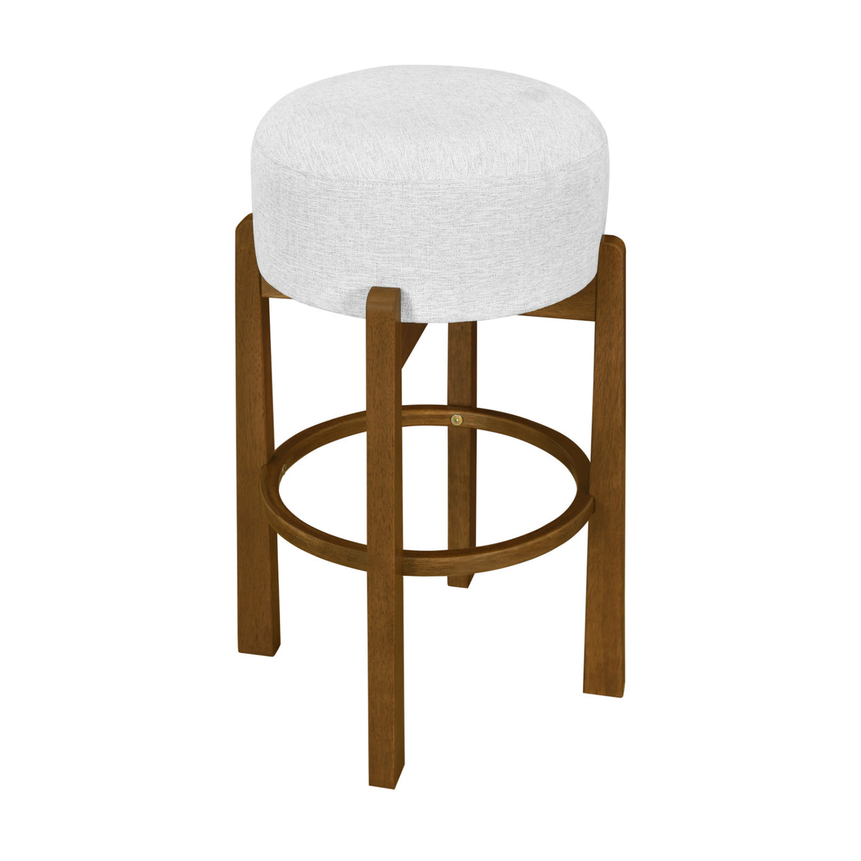Vera Ivory Upholstered Bar Stools (2) | OROA