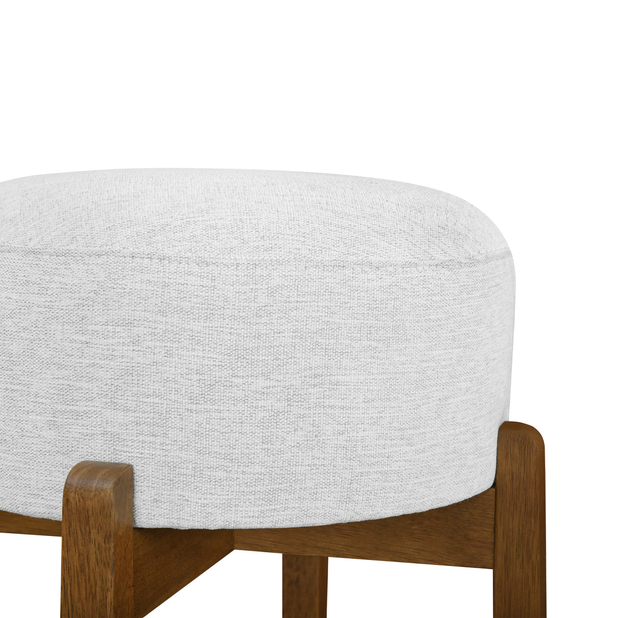 Vera Ivory Upholstered Bar Stools (2) | OROA