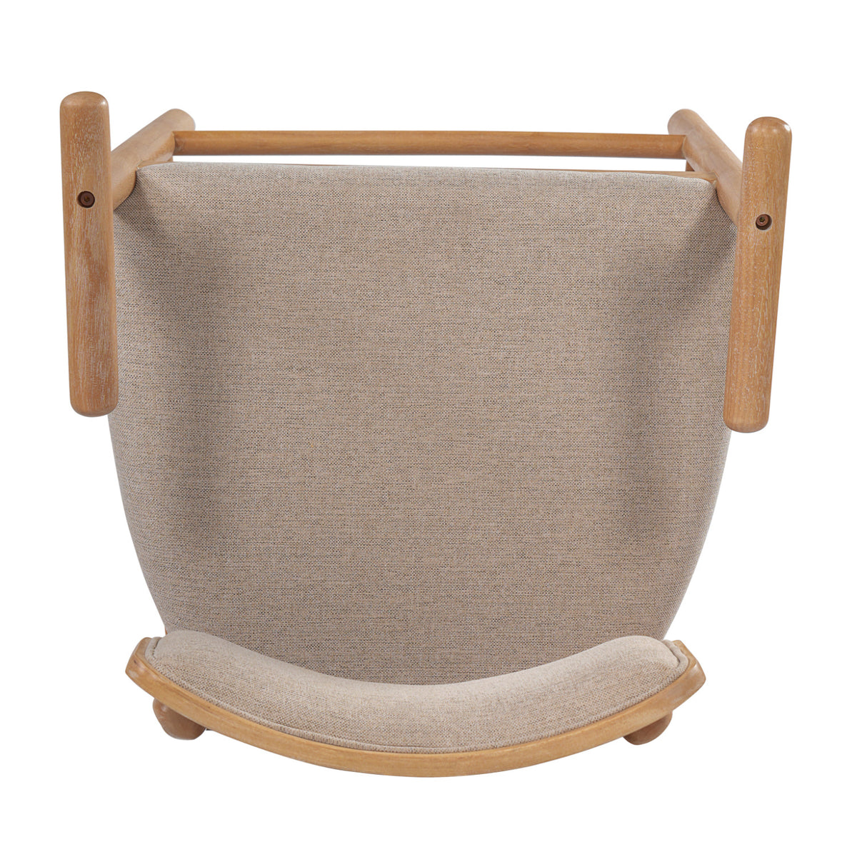 Modern European furniture - Rectangular Padded Back Rubber Wood Counter Stool - www.oroa.com