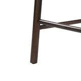 Alaya Minimalist Walnut Counter Height Bar Chairs (2) | OROA