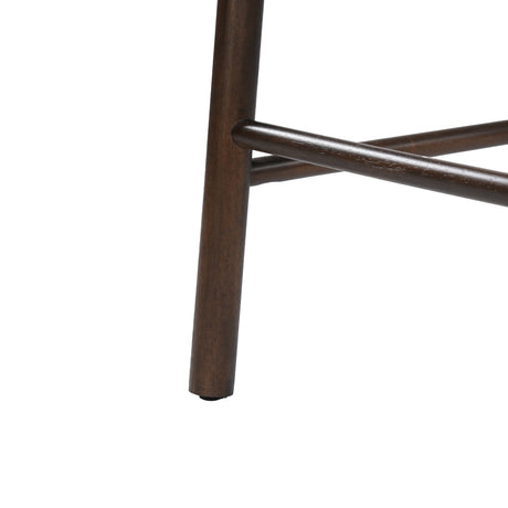 Alaya Minimalist Walnut Counter Height Bar Chairs (2) | OROA