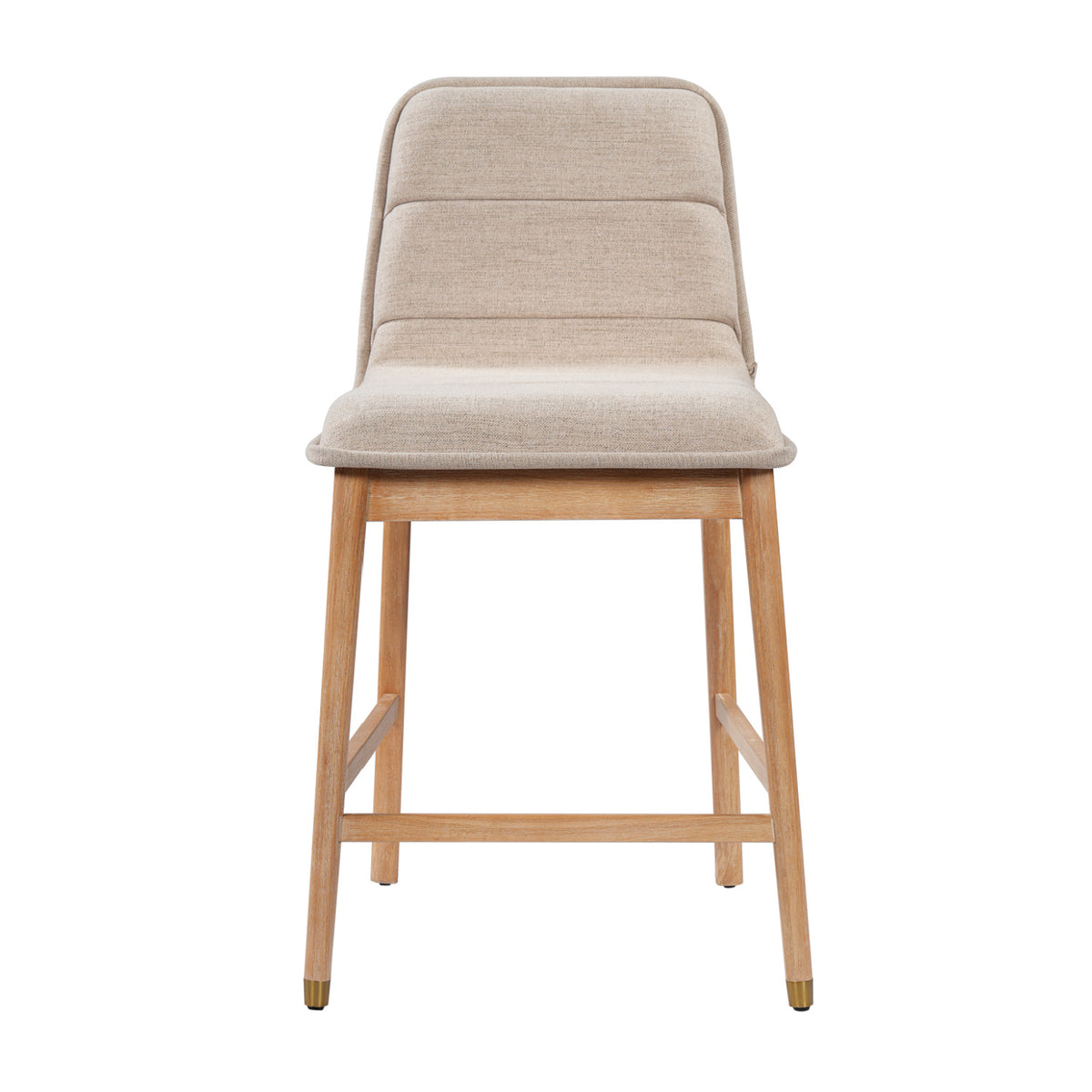Modern European furniture - Clyde Natural Finish Counter Stools (2) - www.oroa.com