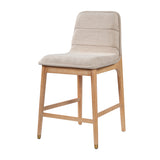 Modern European furniture - Clyde Natural Finish Counter Stools (2) - www.oroa.com