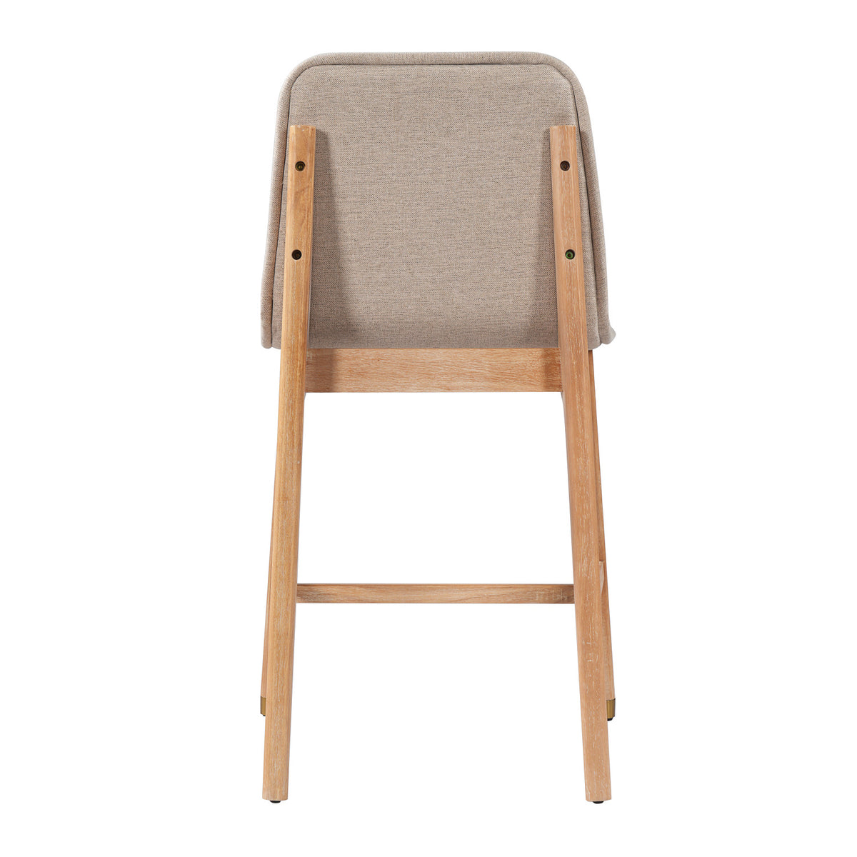 Modern European furniture - Clyde Natural Finish Counter Stools (2) - www.oroa.com