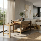 Storage Cart Pull-Out Side Table | OROA