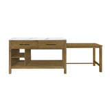 Storage Cart Pull-Out Side Table | OROA
