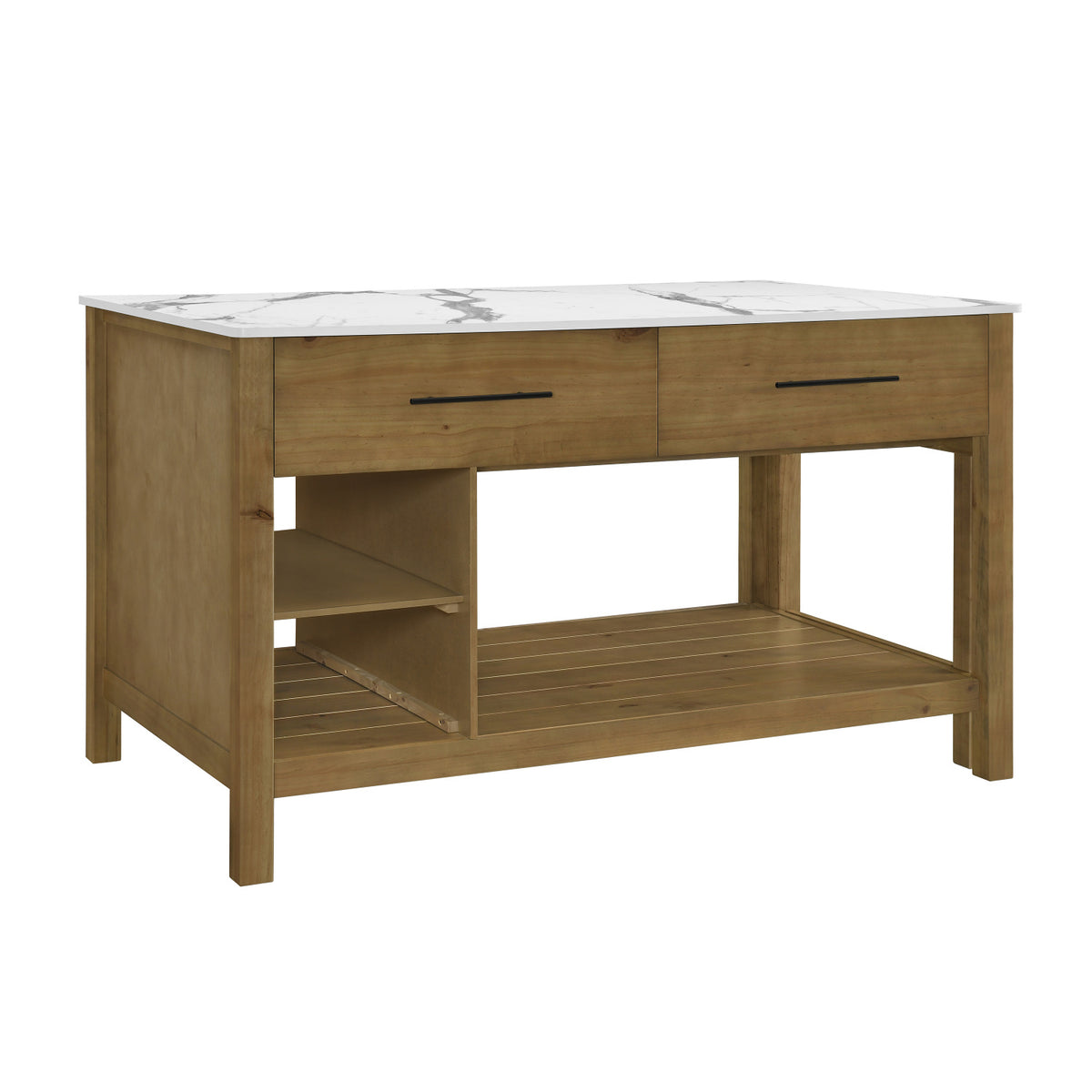 Storage Cart Pull-Out Side Table | OROA