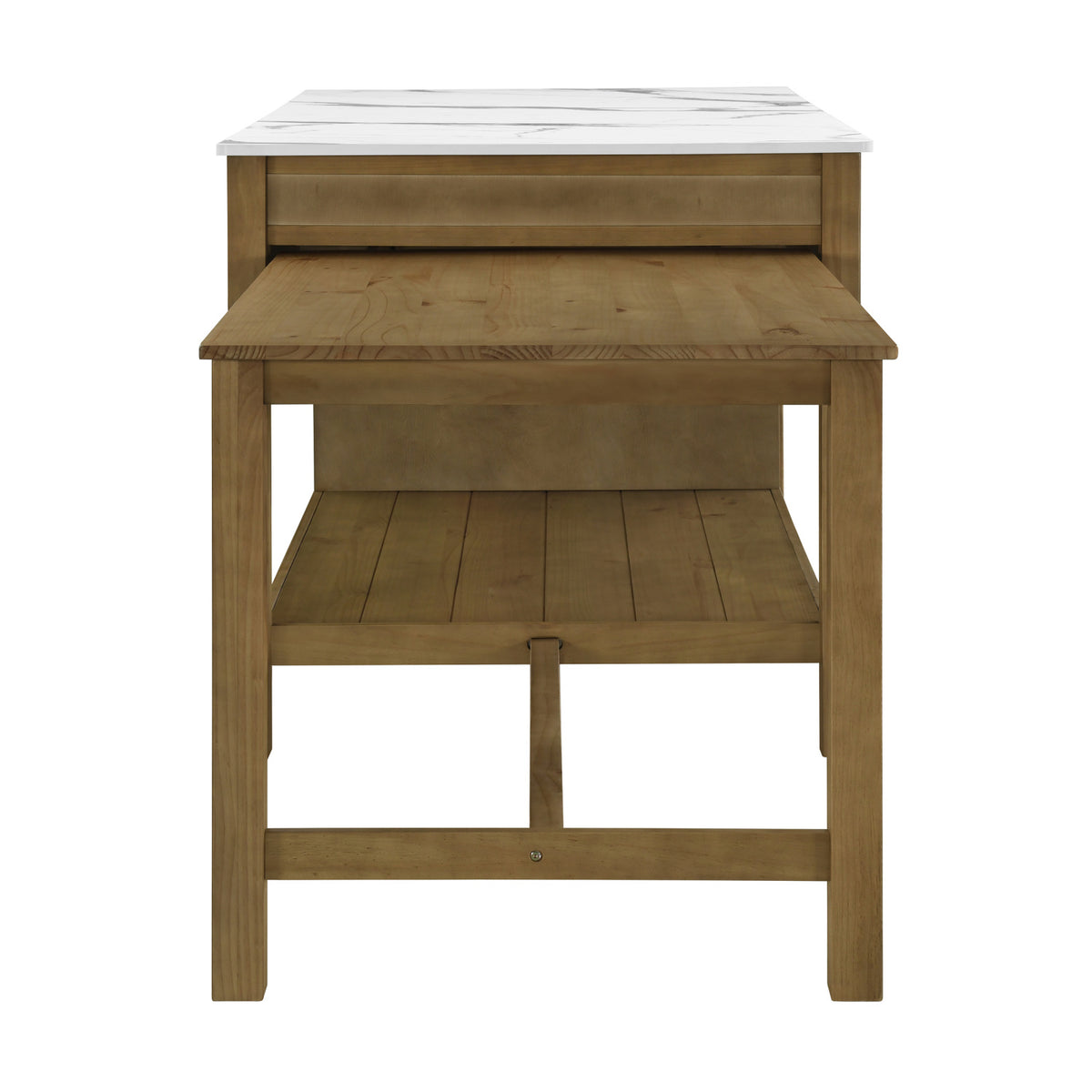 Storage Cart Pull-Out Side Table | OROA