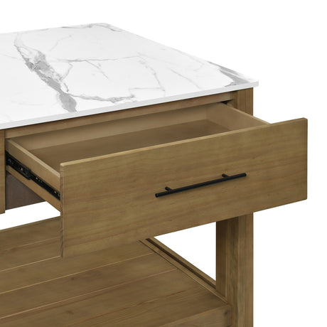 Storage Cart Pull-Out Side Table | OROA