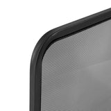 Black Two‑Panel Freestanding Fireplace Screen | OROA