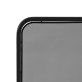 Black Two‑Panel Freestanding Fireplace Screen | OROA