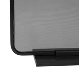 Black Two‑Panel Freestanding Fireplace Screen | OROA