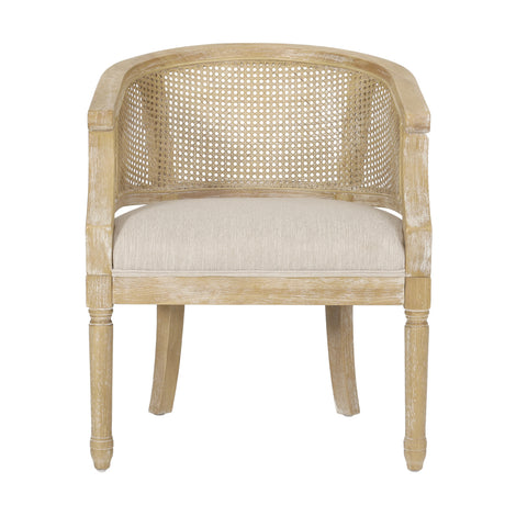 Modern European furniture - Rubber Wood Framed Accent Chair - www.oroa.com