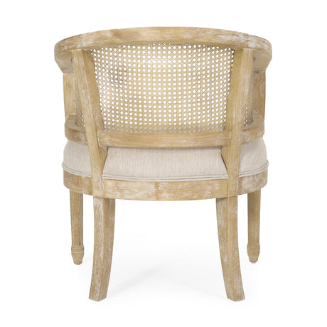 Modern European furniture - Rubber Wood Framed Accent Chair - www.oroa.com