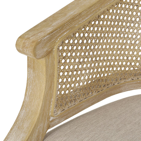 Modern European furniture - Rubber Wood Framed Accent Chair - www.oroa.com