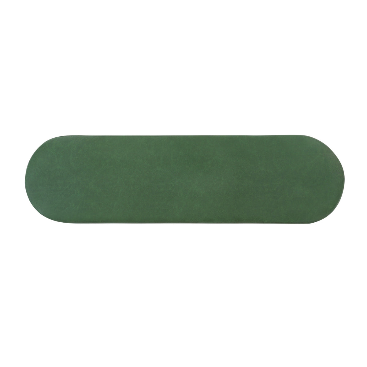 Green & Black Wooden Upholstered Bench | OROA