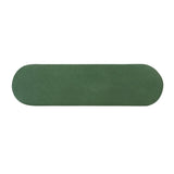 Green & Black Wooden Upholstered Bench | OROA