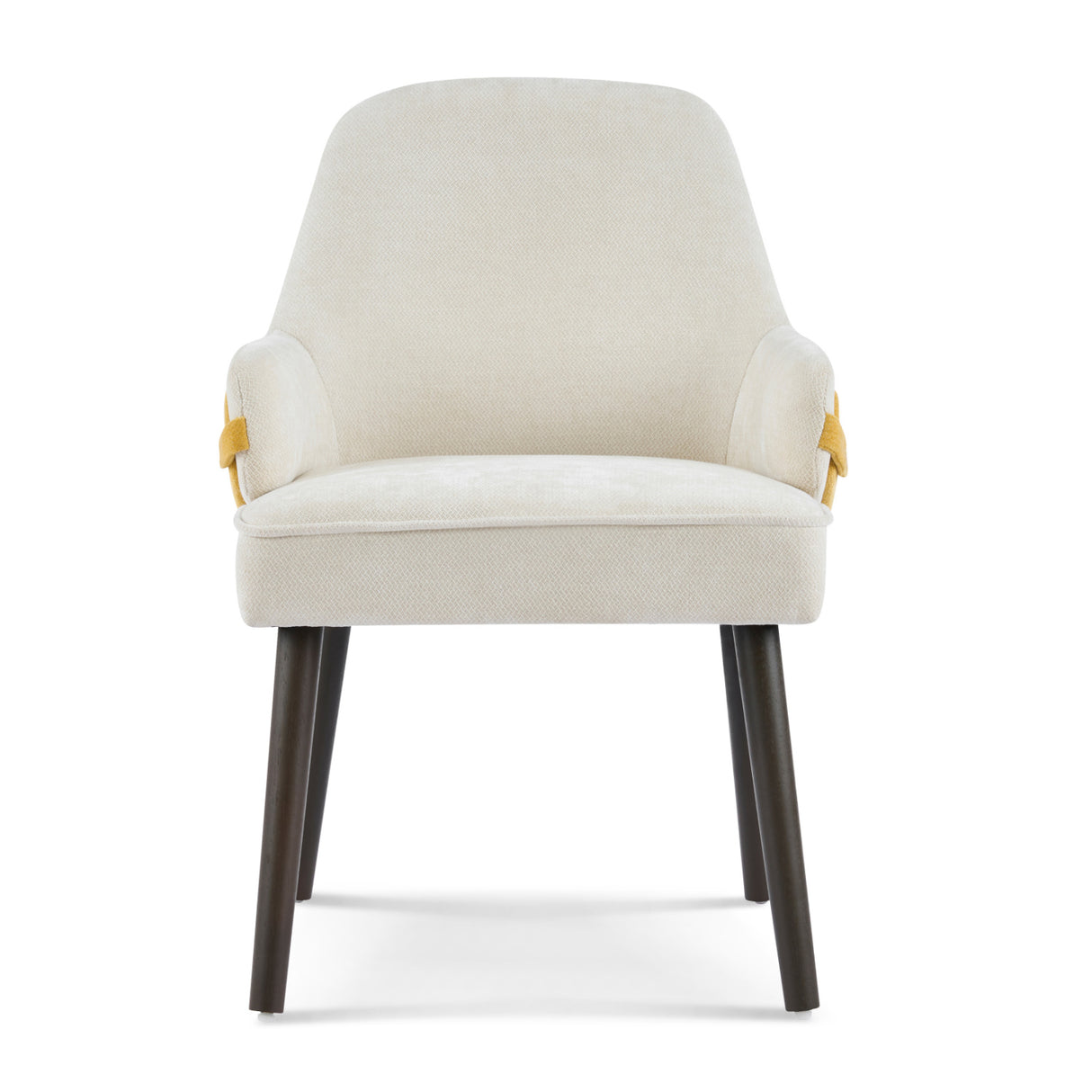 Two-Tone Fabric Dining Armchairs (2) | OROA
