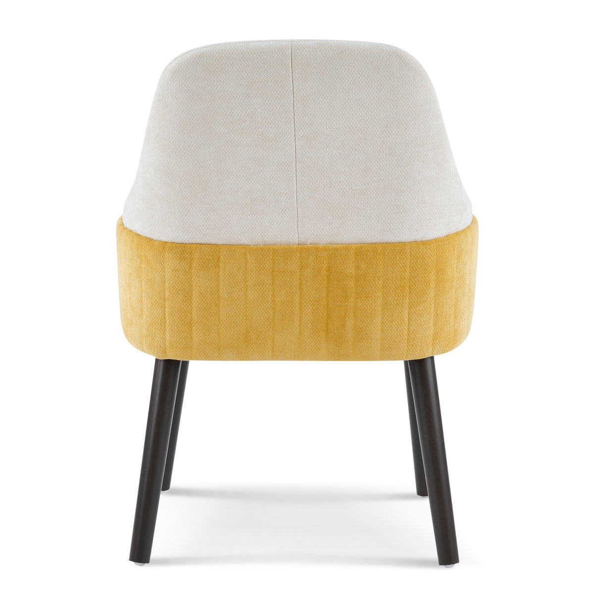 Two-Tone Fabric Dining Armchairs (2) | OROA