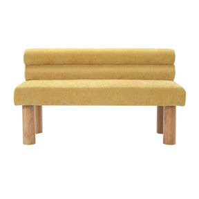 Modern European furniture - Yellow Upholstered Dining Bench - www.oroa.com