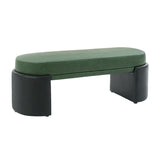 Modern PU Upholstered Dining Bench | OROA