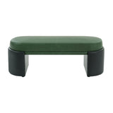 Modern PU Upholstered Dining Bench | OROA