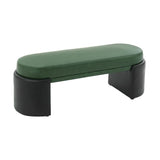 Modern PU Upholstered Dining Bench | OROA