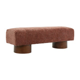 Boucle Tufted Dining Bench | OROA