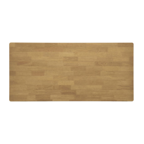 Modern European furniture - Natural Rubber Wood Dining Table - www.oroa.com