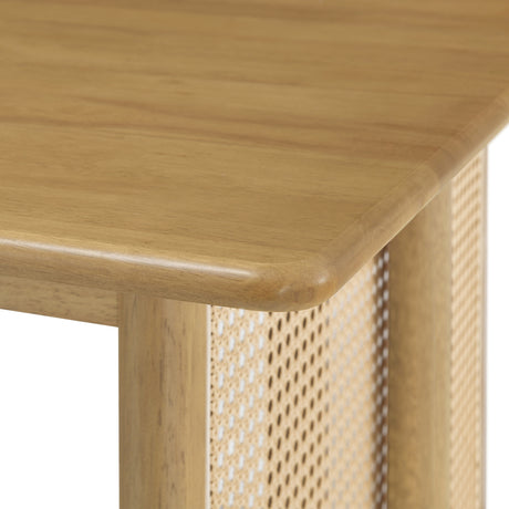 Modern European furniture - Natural Rubber Wood Dining Table - www.oroa.com