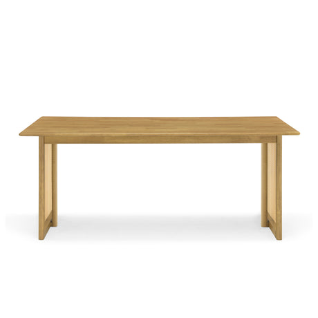 Modern European furniture - Natural Rubber Wood Dining Table - www.oroa.com