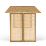 Modern European furniture - Natural Rubber Wood Dining Table - www.oroa.com