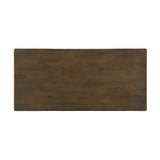 Modern European furniture - Walnut Dining Table with Rattan Panel Legs - www.oroa.com