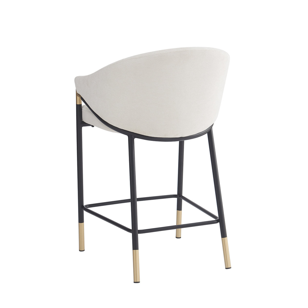 Gold Accent Modern Counter Stools (2) | OROA
