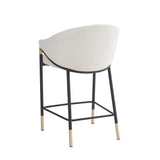 Gold Accent Modern Counter Stools (2) | OROA