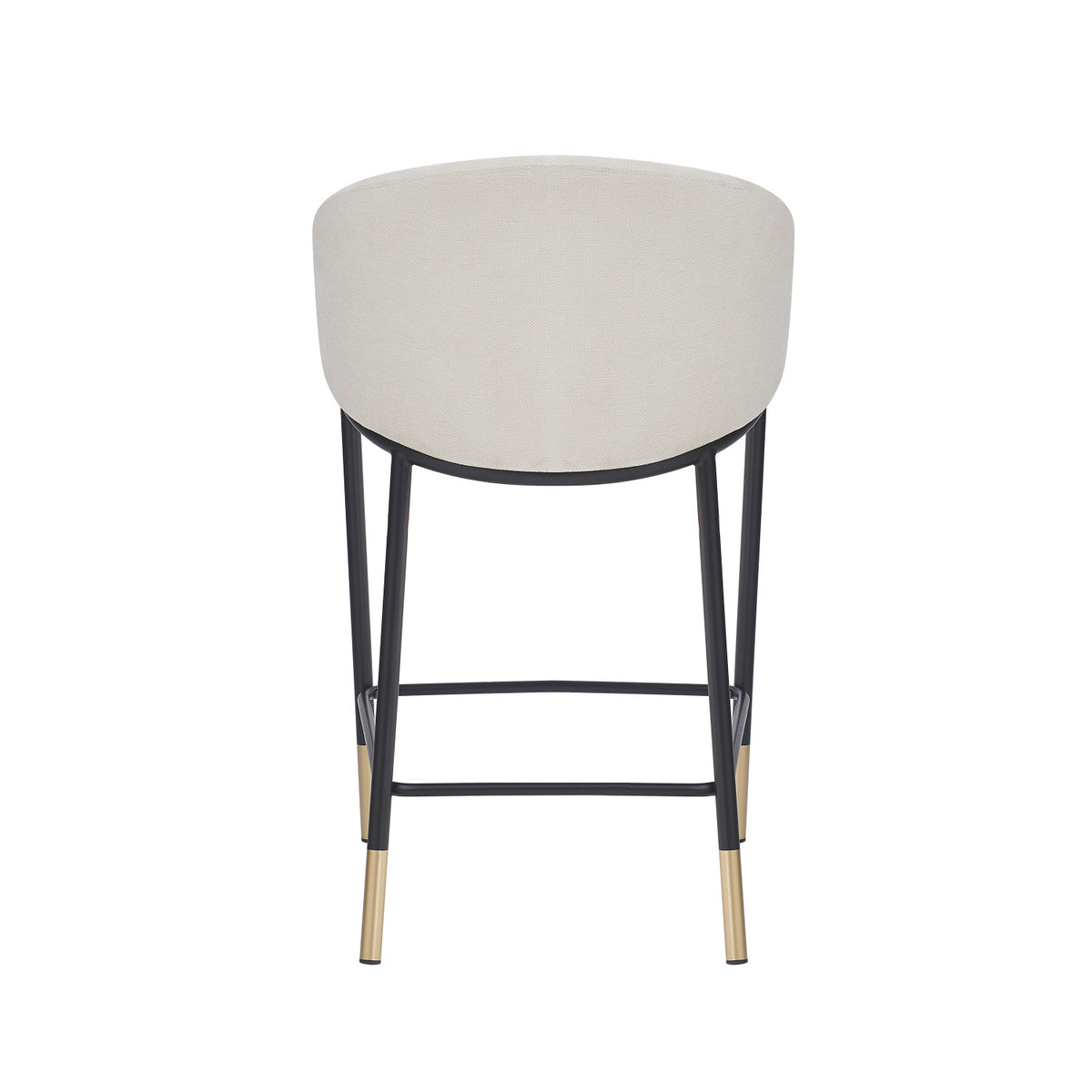 Gold Accent Modern Counter Stools (2) | OROA