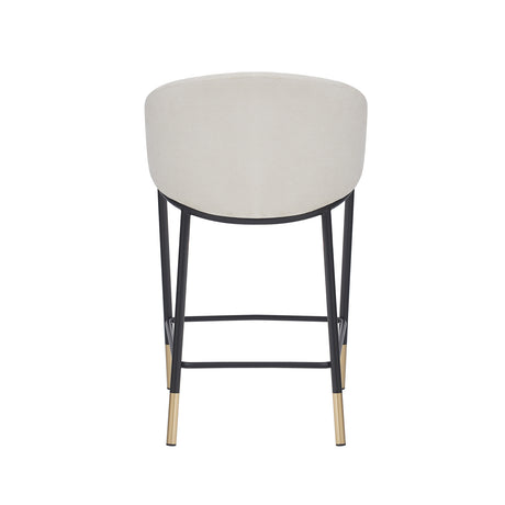 Modern European furniture - Gold Accent Modern Counter Stools (2) - www.oroa.com