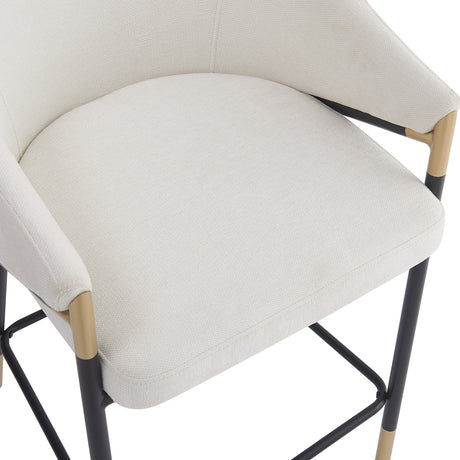 Modern European furniture - Gold Accent Modern Counter Stools (2) - www.oroa.com