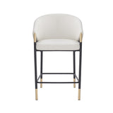 Gold Accent Modern Counter Stools (2) | OROA