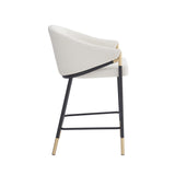 Gold Accent Modern Counter Stools (2) | OROA