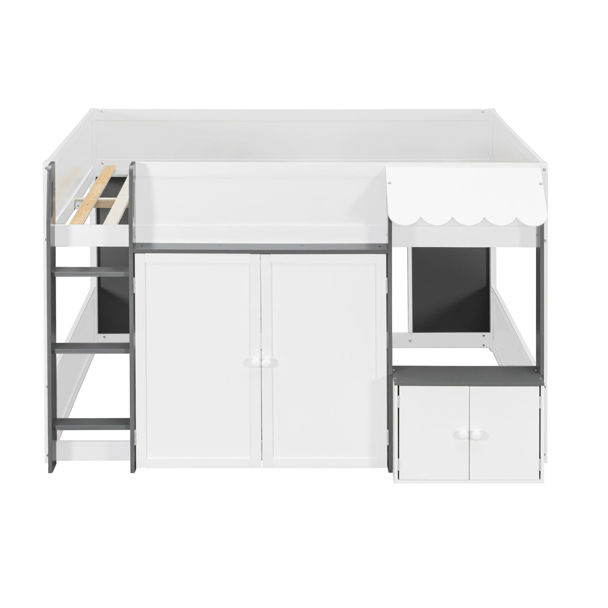Loft House Bed with Playhouse & Storage | OROA Kids