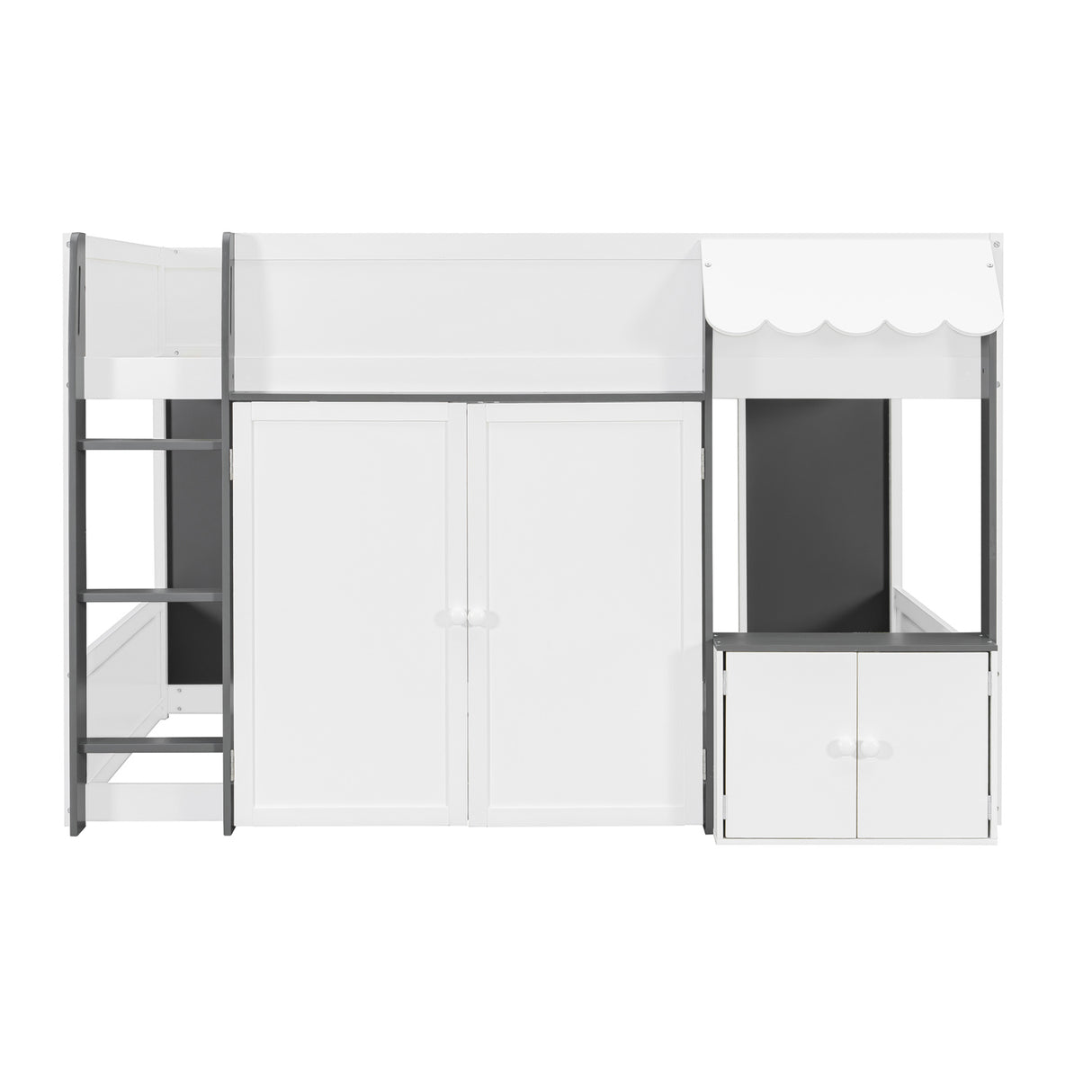 Loft House Bed with Playhouse & Storage | OROA Kids