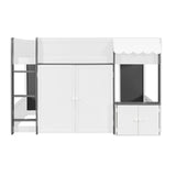 Loft House Bed with Playhouse & Storage | OROA Kids