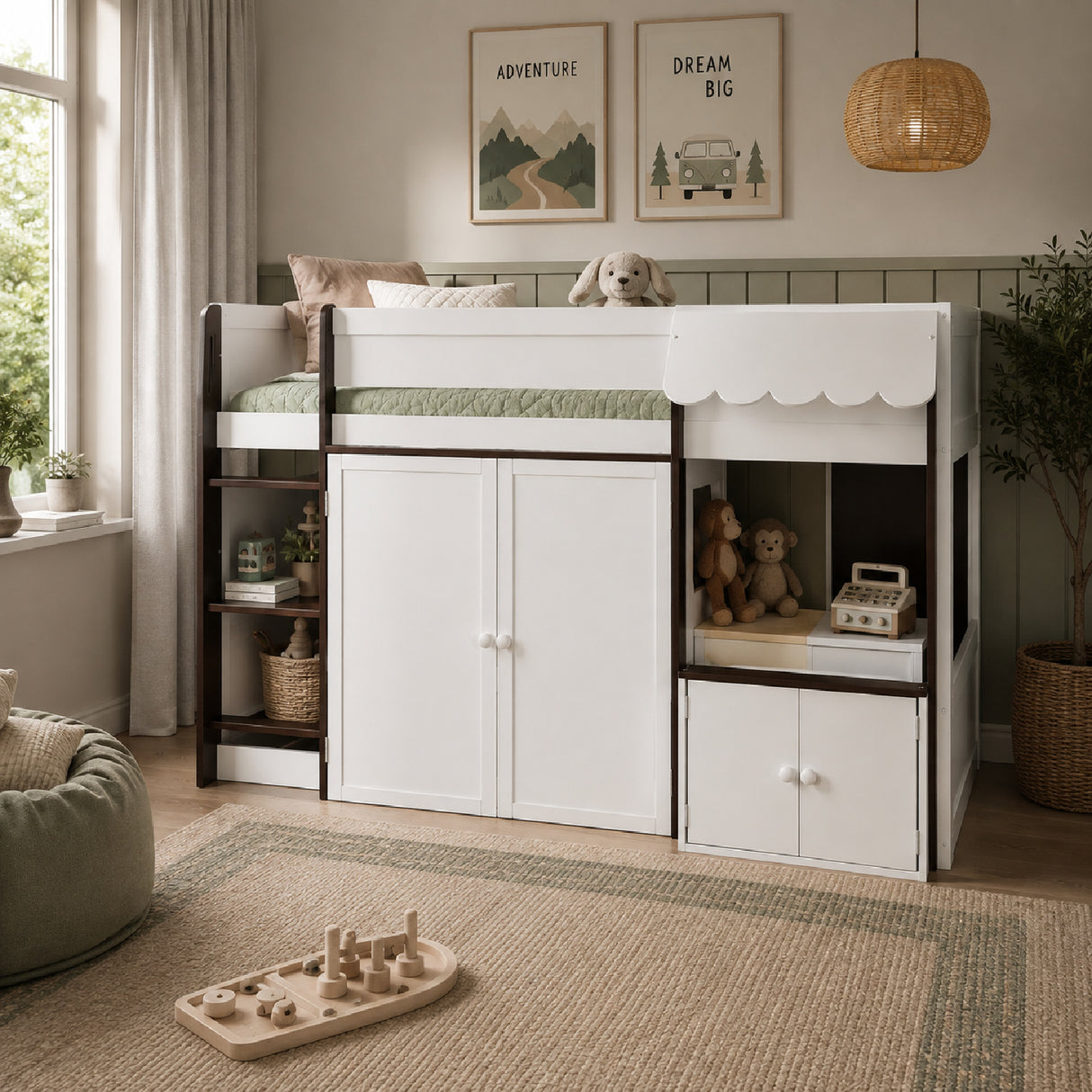 Modern Wood Kids Cabin Bed | OROA Kids
