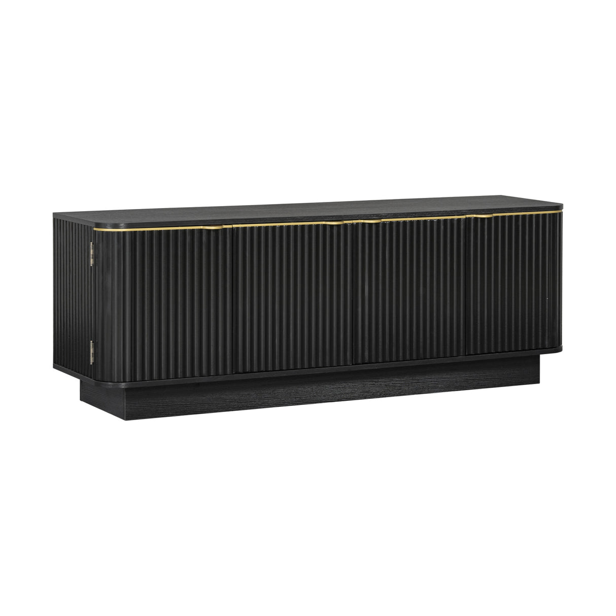 Mid-Century Black Modern TV Stand | OROA